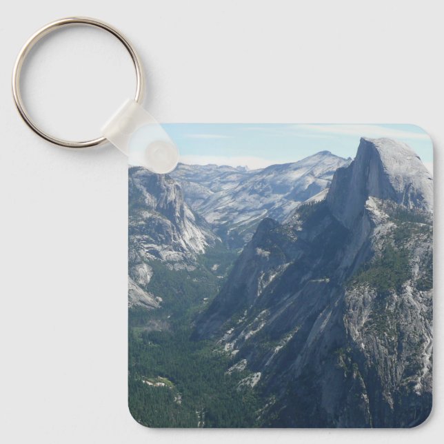 View from Glacier Point in Yosemite National Park Keychain (Front)