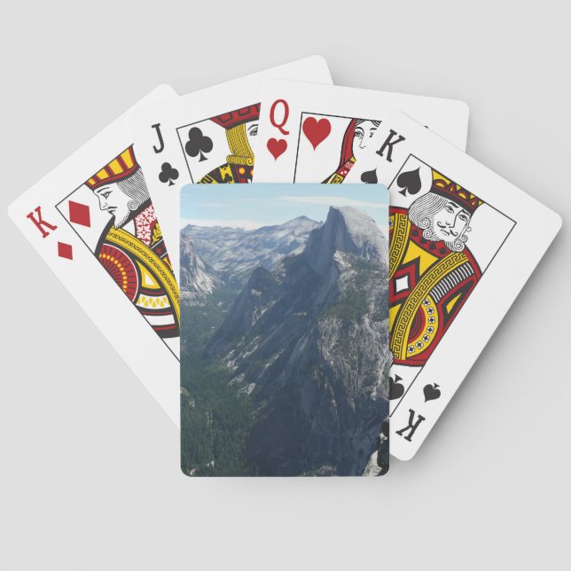 View from Glacier Point in Yosemite National Park Playing Cards (Back)