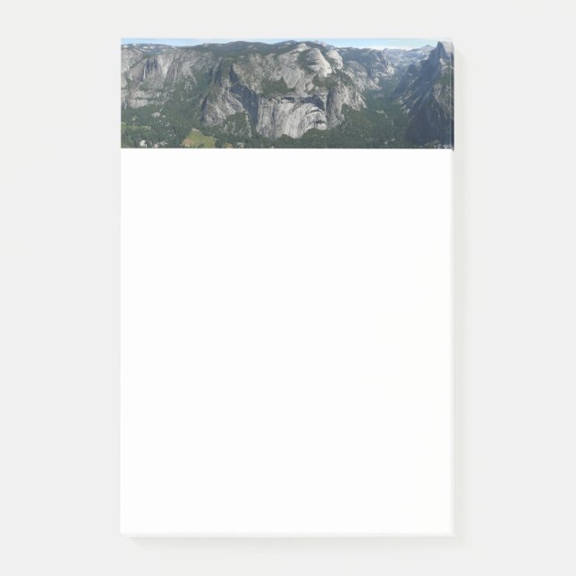 View from Glacier Point in Yosemite National Park Post-it Notes (Front)