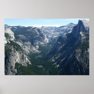 View from Glacier Point in Yosemite National Park Poster
