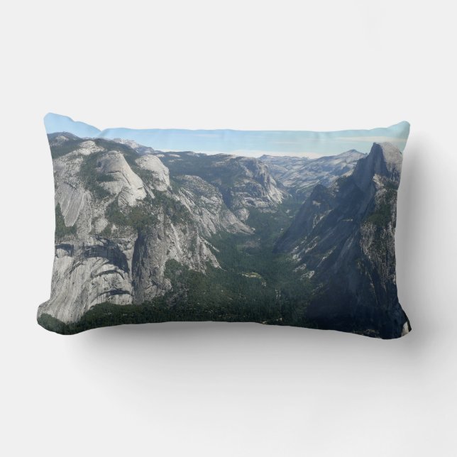 View from Glacier Point Lumbar Pillow (Front)
