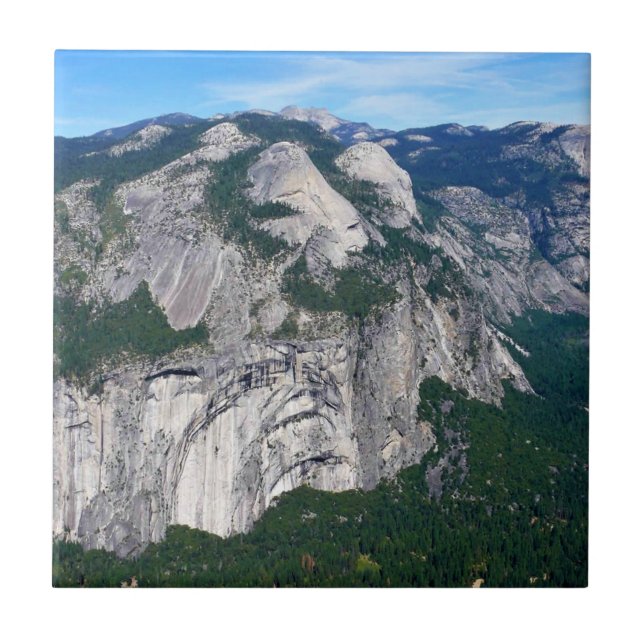 View from Glacier Point, Yosemite, CA Tile (Front)