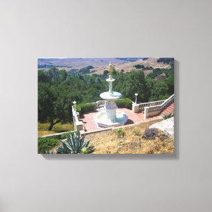 View from Hearst Castle, San Simeon, California Canvas Print