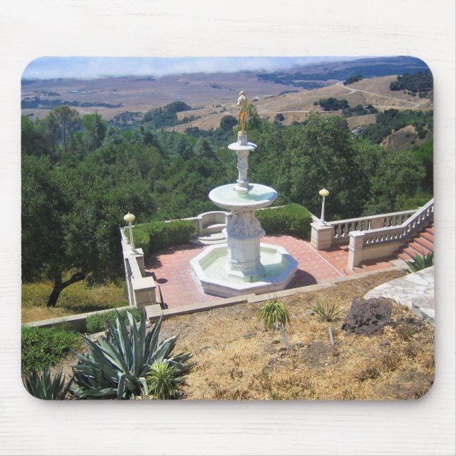 View from Hearst Castle, San Simeon, California Mouse Pad (Front)