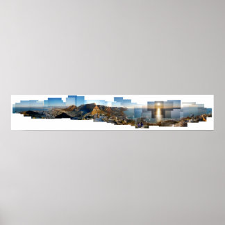 View from Lion's Head Mountain, Cape Town, SA Poster
