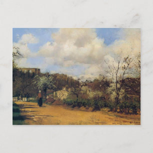 View from Louveciennes by Camille Pissarro Postcard