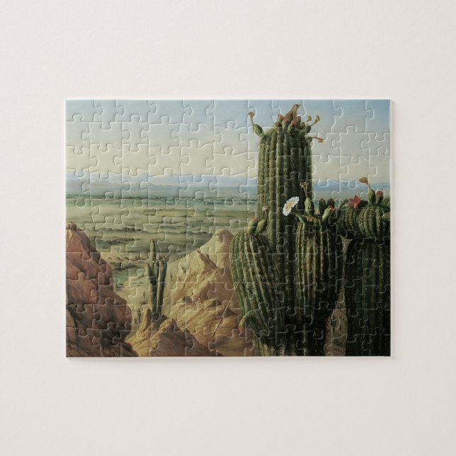 View from Maricopa Mountain Near Rio Gila by Pratt Jigsaw Puzzle (Horizontal)