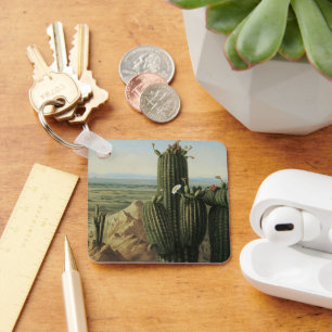 View from Maricopa Mountain Near Rio Gila by Pratt Keychain