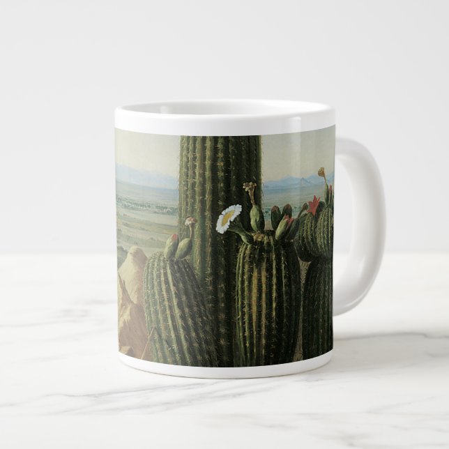 View from Maricopa Mountain Near Rio Gila by Pratt Large Coffee Mug (Front Right)