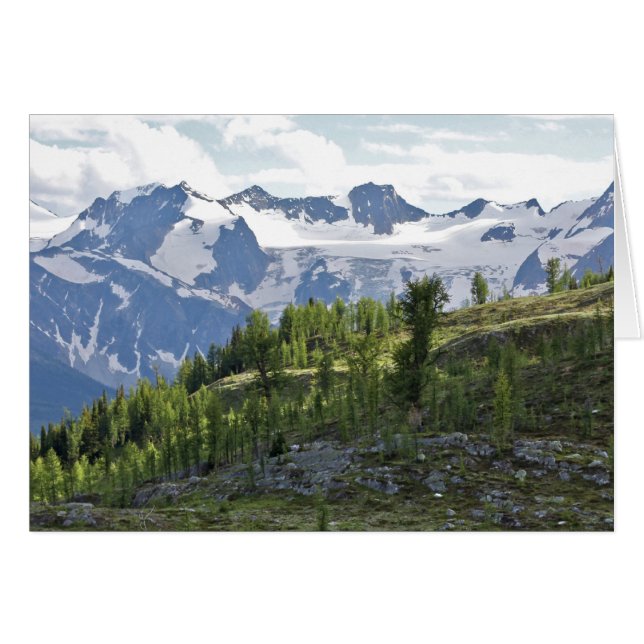 View from Monica Meadows, BC, Canada Card (Front Horizontal)