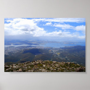 View from Mount Wellington, Tasmania, Print
