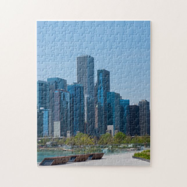 View From Navy Pier Jigsaw Puzzle (Vertical)