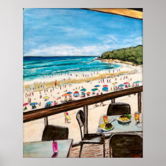 View from Noosa Surf Club Poster