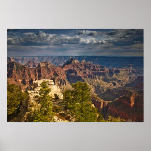View from North Rim Visitor Centre - Grand Poster