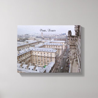VIEW FROM NOTRE DAME CATHEDRAL PARIS FRANCE canvas