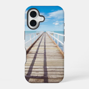 View from Pier Over Sea iPhone 16 Case