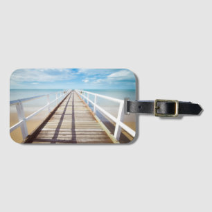 View from Pier over Sea Luggage Tag