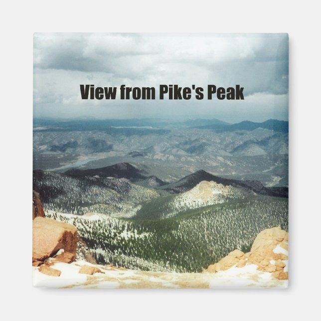 View from Pike's Peak Magnet (Front)