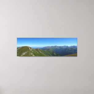 View from Red Peaks to High Tatras Canvas Print