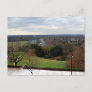 View from Richmond Hill Terrace, Surrey, England Postcard