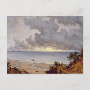 View from Shanklin, Isle of Wight, c.1827 (oil on Postcard