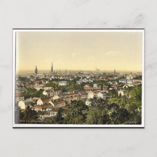 View from south, Mulhausen, Alsace Lorraine, Germa Postcard