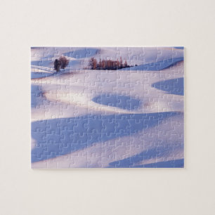 View from Steptoe Butte of rolling hills covered 2 Jigsaw Puzzle
