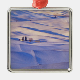 View from Steptoe Butte of rolling hills Metal Ornament