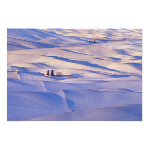 View from Steptoe Butte of rolling hills Photo Print