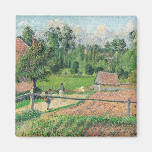 View from the Artist's Window Camille Pissarro   Magnet