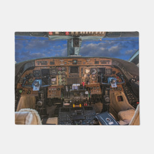 VIEW FROM THE COCKPIT DOORMAT