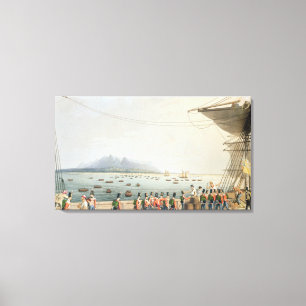 View from the Deck of the Upton Castle Transport, Canvas Print