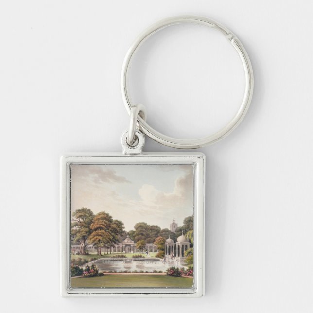 View from the dome, Brighton Pavilion, engraved by Keychain (Front)
