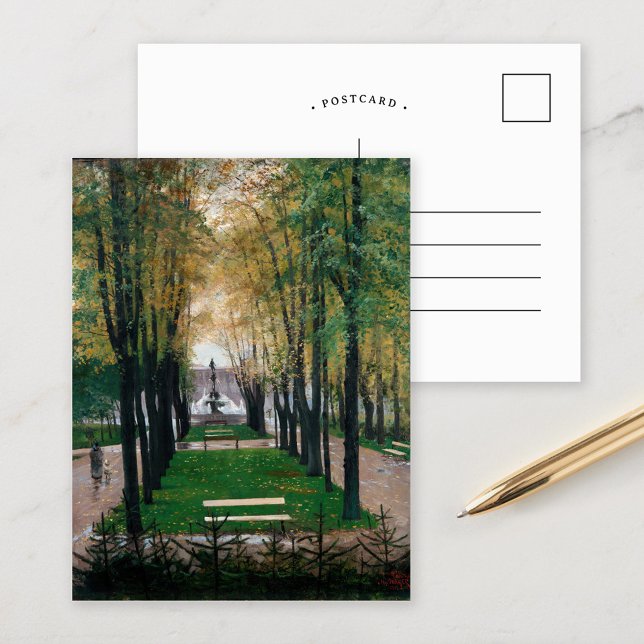 View from the Fürstenberg Gallery | Hugo Birger Postcard (Creator Uploaded)