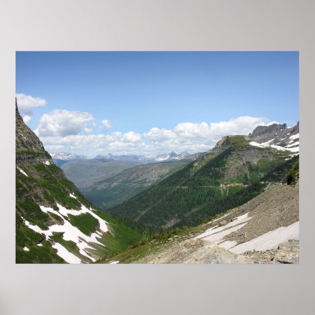 View From the Going-to-the-Sun Road Poster (Front)