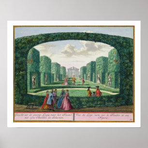 View from the green loggia to the theatre, from 'H Poster