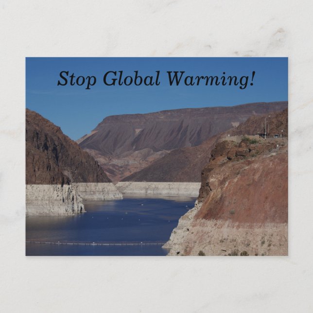 View from the Hoover Dam 2016. Postcard (Front)