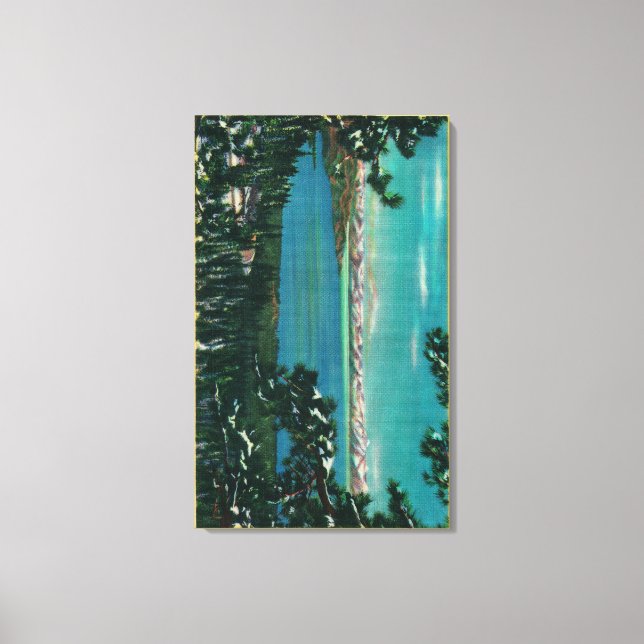 View from the Mt. Rose HighwayLake Tahoe, CA Canvas Print (Front)