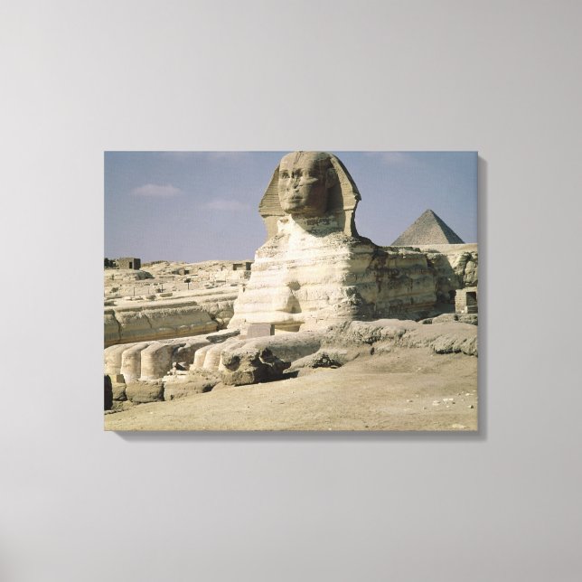 View from the north east of the Sphinx Canvas Print (Front)