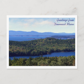 View from the overlook postcard