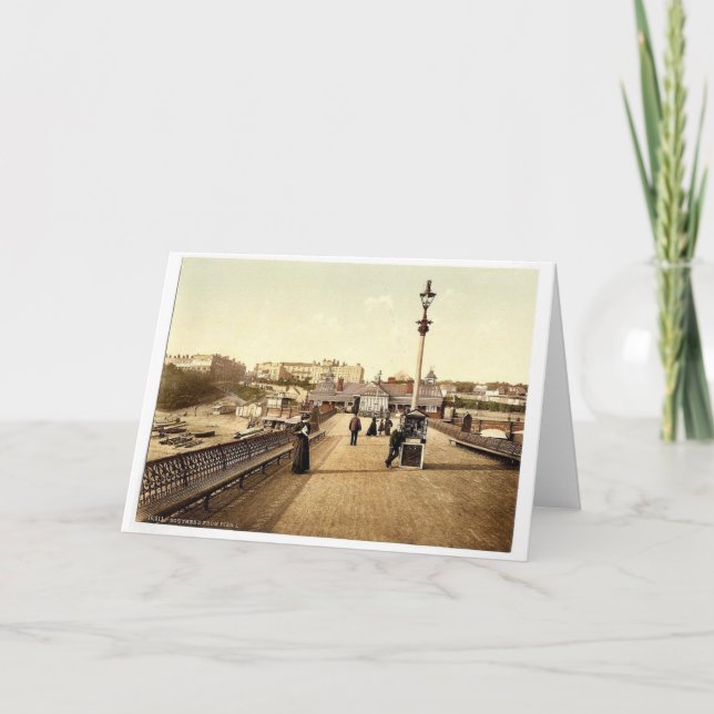 View from the pier, I., Southend-on-Sea, England r Card (Front)