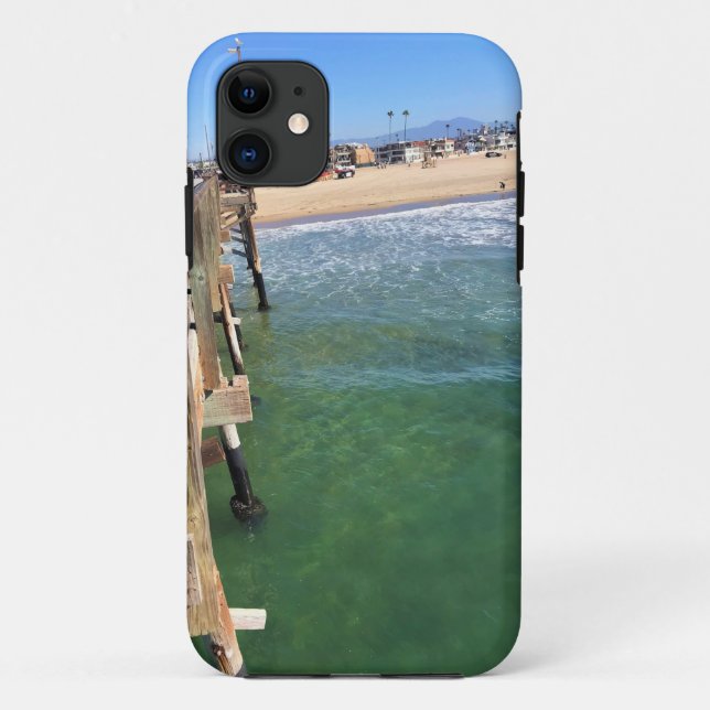 View from the Pier, Newport Beach, California Case-Mate iPhone Case (Back)