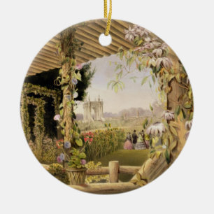 View from the Rustic Seat, Shrublands, from 'The G Ceramic Ornament