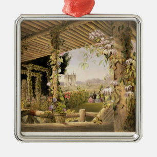 View from the Rustic Seat, Shrublands, from 'The G Metal Ornament