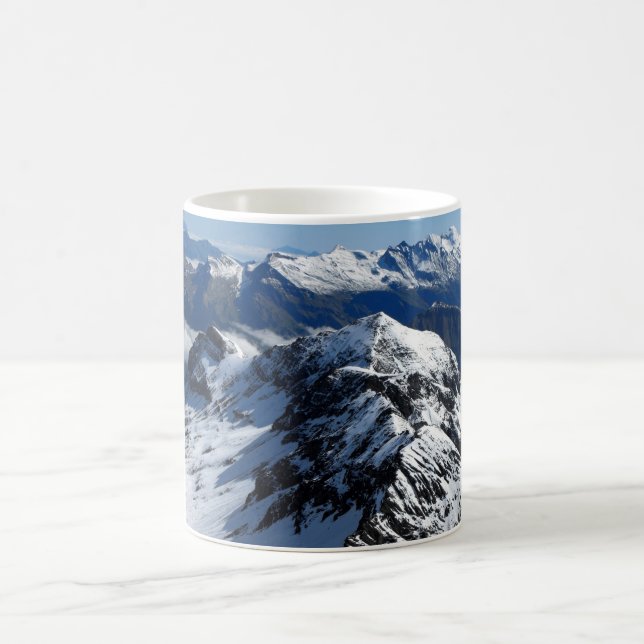 View from the Schilthorn mountain Coffee Mug (Center)