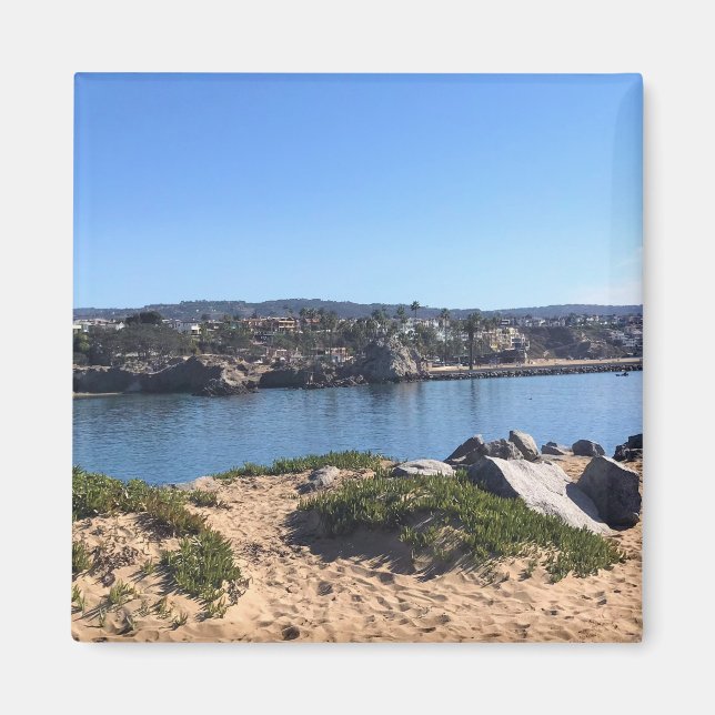 View from the Wedge, Newport Beach, California Magnet (Front)