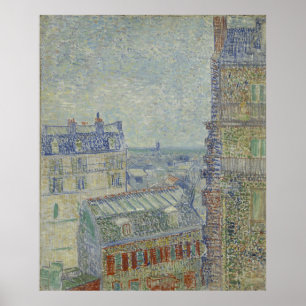 View from Theo's Apartment by Vincent Van Gogh Poster