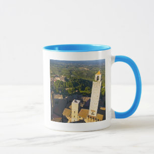 View From Tower, San Gimignano, Siena, Tuscany Mug
