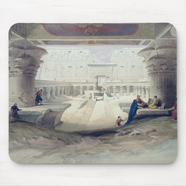 View from under the Portico of Temple of Edfou, Up Mouse Pad (Front)