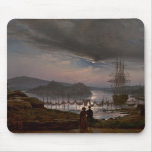 View from Vaekero near Christiania by J.C Dahl Mouse Pad